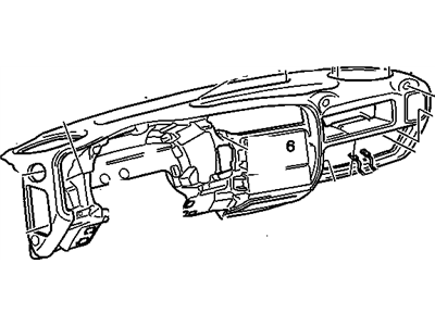 GM 15107473 Panel Assembly, Instrument *Graphite