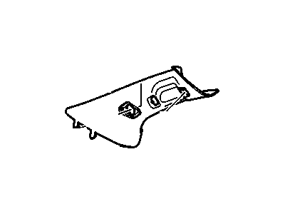 GM 22789043 Molding Assembly, Windshield Garnish *Cashmere