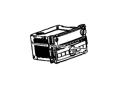 GM 25775629 Radio Assembly, Amplitude Modulation/Frequency Modulation Stereo & Clock & Audio Dis*Nickel L