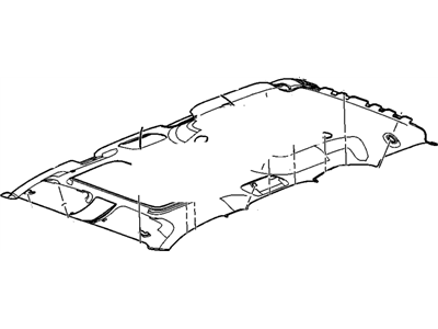 GM 25794566 Panel Assembly, Headlining Trim *Cashmere E