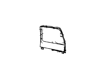 GM 15970434 Molding Assembly, Rear Door Window Garnish *Gray