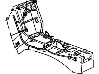 1985 Chevrolet Cadet Center Console Base - 14086961