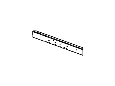 GM 89025159 Bar,Rear Bumper Imp *Aluminum