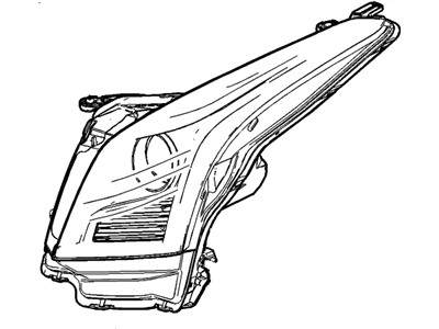 GM 22989366 Headlight Assembly