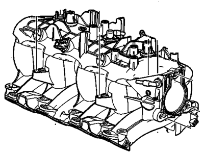 2006 GMC Savana Intake Manifold - 19329992