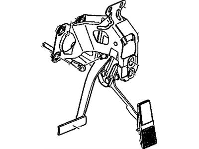 GM 10386012 Pedal Assembly, Brake & Accelerator