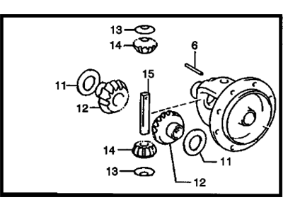 2010 Pontiac Vibe Differential - 88975425