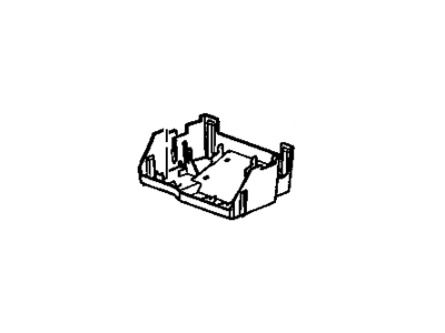 GM 93440951 Container, Electronic Suspension Control Module & Rear Object*Shale