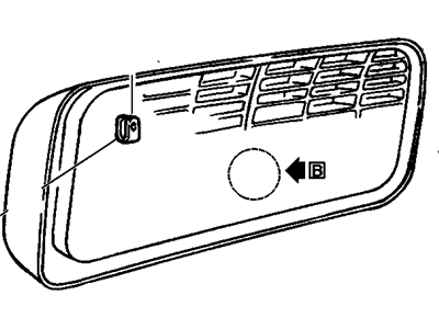 GM 10278923 Grille Assembly, Radiator *Purple Pearll