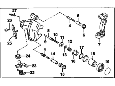 GM 94847479 Caliper(Cylinder),Rear Brake(LH)