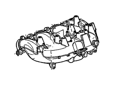 GM 12647275 Manifold, Intake (Machine)