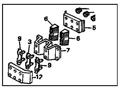 GM 10079184 Absorber Assembly Unit, Front Bumper Energy (Service)