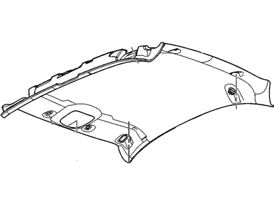 GM 25980971 Panel Assembly, Headlining Trim *Light Ttnum