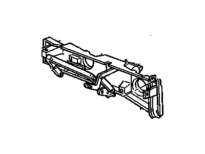 GM 16517207 Headlamp Assembly, (W/Opening Door Actuator)