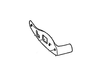 GM 12476124 Cover,Passenger Seat Outer Adjuster Finish