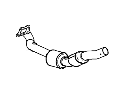 GM 22980286 3Way Catalytic Convertor Assembly (W/ Exhaust Front Pip