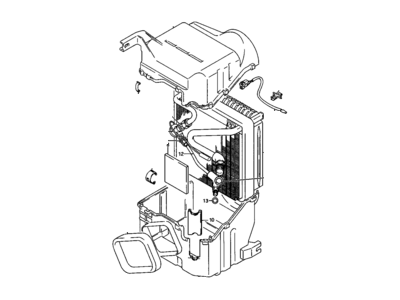 1989 Chevrolet Metro Evaporator - 96061187