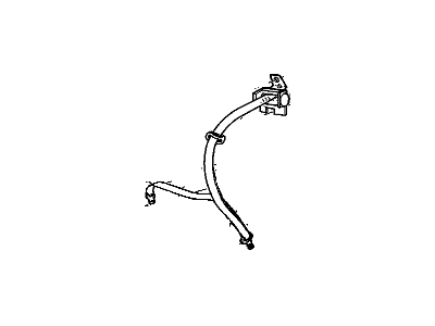 GM 88940169 Belt Kit,Rear Seat #3(Retractor Side) Pewter