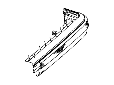 1985 Pontiac 6000 Bumper - 10028673