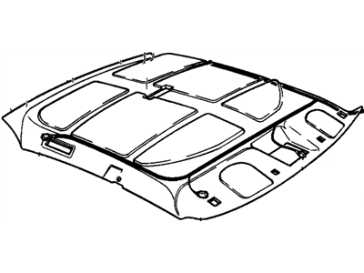 GM 12535810 PANEL, Roof Headlining