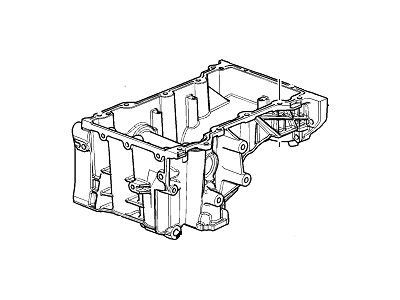 Cadillac SRX Oil Pan - 12648929