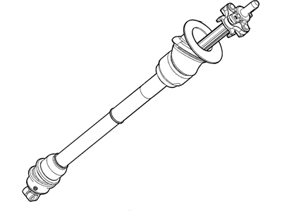 Chevrolet Corvette Steering Shaft - 23448712