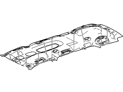 GM 88956424 PANEL, Roof Trim(Interior)