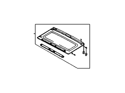 GM 96413129 Sunshade,Sun Roof