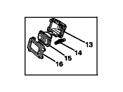 GM 16510744 Headlamp Capsule Assembly