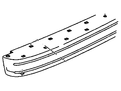 GM 15731401 Bar Assembly, Rear Bumper Imp *Prime