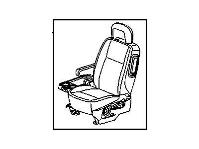 GM 25781355 Seat Assembly, Driver *Medium Cashmere