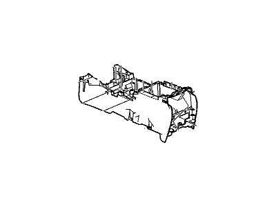 GM 88987009 Console,Front Floor *Pewter