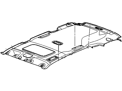 GM 19151032 Panel Asm,Headlining Trim *Light Opel Gray *Gray