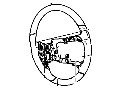 GM 15864749 Steering Wheel Assembly *Ebony