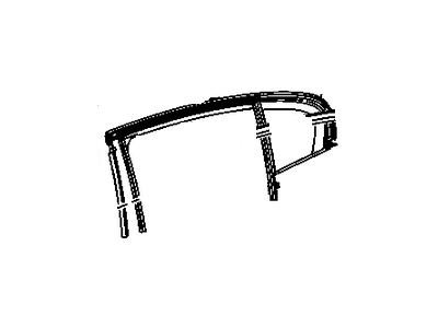 GM 20997849 Window Assembly, Rear Side Door Stationary (W/ Rear Side Door Window Windshield