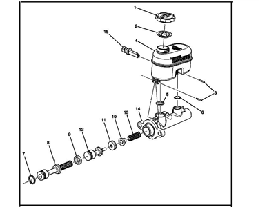 GM 15142479 Cylinder,Brake Master