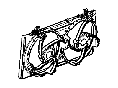 GM 92218321 Shroud, Engine Coolant Fan