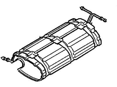 GM 10439381 Handle Assembly, Front Side Door Outside