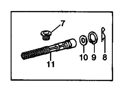 1995 Chevrolet Prizm Clutch Master Cylinder - 94859175