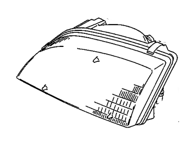 GM 96063754 Lamp Unit,Headlamp LH *With Lens