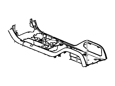 Chevrolet Traverse Center Console - 22855002