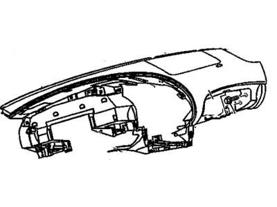 GM 16758294 Pad Asm,Instrument Panel Trim (Graphite) *Graphite