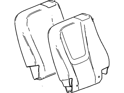 GM 22875180 Cushion Assembly, Rear Seat Back <Use Until Next Ma*Jet Black