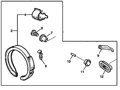 GM 95711063 Shoe Kit,Rear Parking Brake