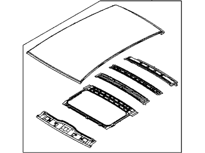 GM 96533464 Panel,Roof