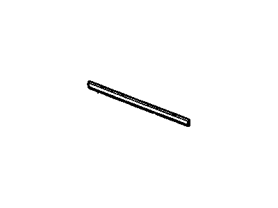 GM 25915117 Molding Assembly, Front Side Door *Black