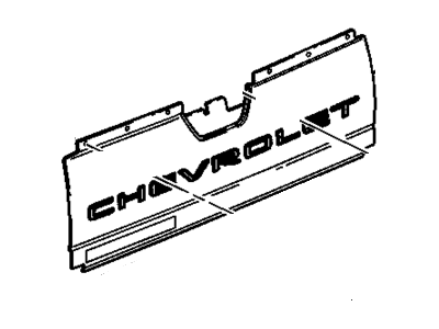 GM 89025364 Panel,End Gate *Paint To Mat