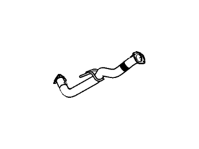 2012 Chevrolet Silverado Exhaust Pipe - 25811709