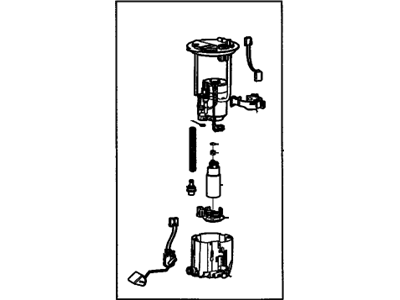 GM 92203241 Fuel Tank Fuel Pump Module Assembly(Sender & Pump & R