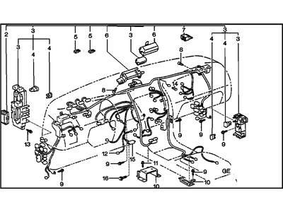 GM 94856204 Harness,Instrument Panel Wiring